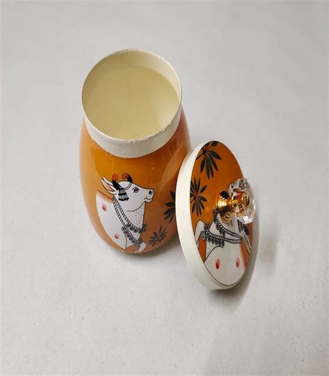 Buy Pichwai Art Jar - 3 inch online