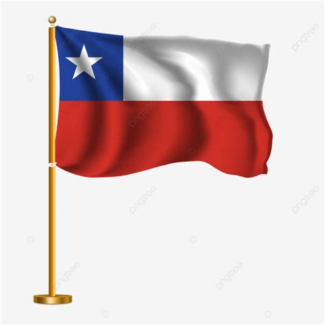 Chile Flag With Transparent Background Vector, Chile, Chile Flag, Flag ...