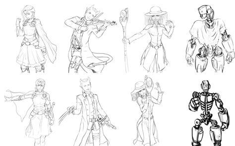 ArtStation - D&D character sketches pt2