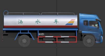 自制洒水车FLT格式openflight模型模型-其他模型库-3ds Max(.max)模型下载-cg模型网