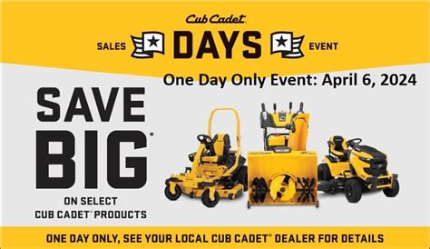Cub Cadet One Day Sales Event, 203 Eleventh St W, Cornwall, ON, Canada ...