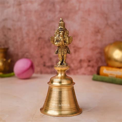 The Advitya | Brass Hanuman Garud Bell