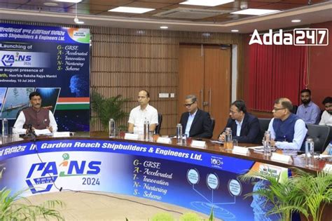 Raksha Rajya Mantri Shri Sanjay Seth Launches GAINS 2024 at GRSE