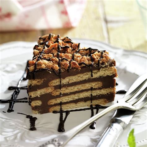 Tarta de galletas y natillas de la abuela (con chocolate)