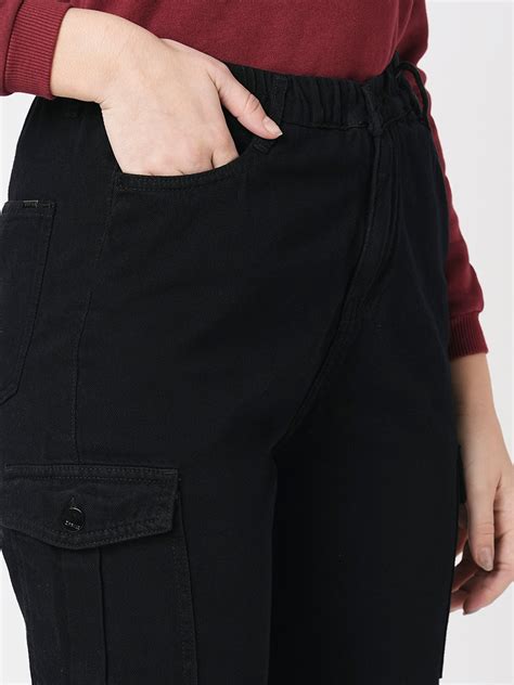 Buy Women High-Rise Cargo | Kraus Jeans