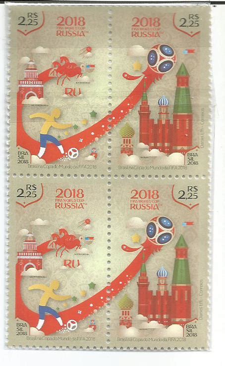 FIFA World Cup 2018 Russia – Stamps of Brazil – Stamp Digest