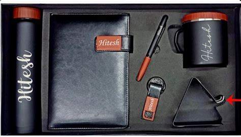 DIARY,PEN,KEYCHAIN,BOTTLE,MUG & MOBILE STAND SET | TPC Gifts