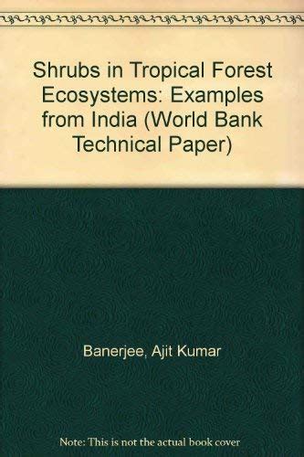 Buy Shrubs in Tropical Forest Ecosystems: Examples from India (World ...