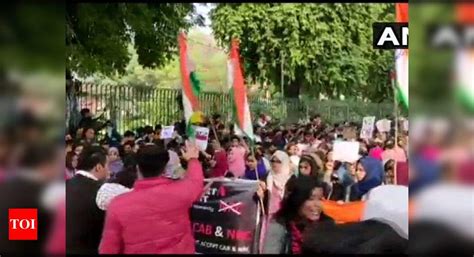 Jamia Millia Islamia students, locals protest against citizenship law ...