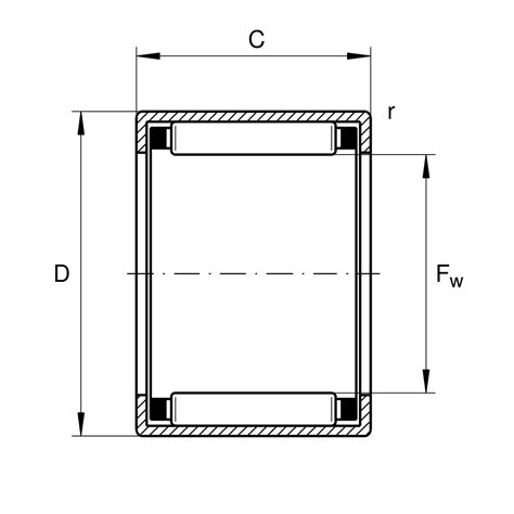 HK2526-AS1 Drawn cup needle roller bearing open end: inform yourself ...