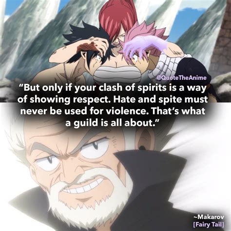 Fairy Tail Quotes Makarov