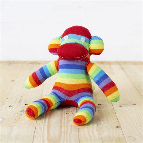 Make Your Own Sock Monkey Sewing Craft Kit By Sock Creatures