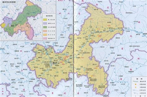 重庆市水系最新地图下载-重庆市水系地图分布图大图 - 极光下载站