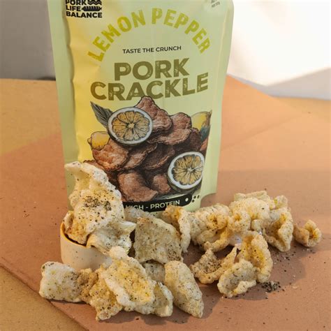 Buy Lemon Pepper Pork Cracklings Online | Artisanal Keto Snack – PLB Snacks