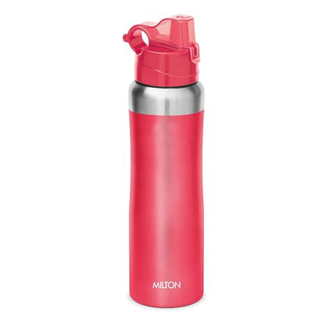 Buy MILTON Shimmer 750 Stainless Steel Water Bottle, 710 ml, Pink ...