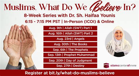 Muslims – What Do We Believe In? – Events Calendar