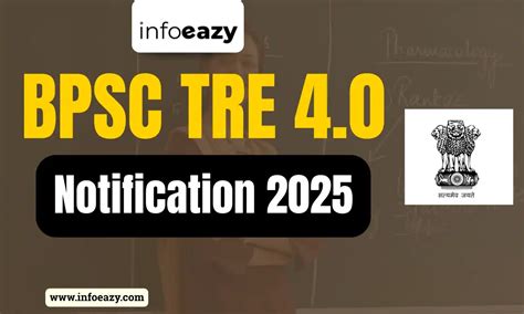 BPSC TRE 4.0 Notification 2025 Out Soon, 27,910 Vacancies, Exam Date
