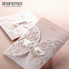 Cheap Blank Wedding Invitations by 25 Pcs Lot Wholesale Hollow Laser Cut Wedding Cheap Blank Wedding Invitations