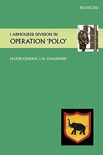 Buy 1 Armoured Division in Operation Polo Book Online at Low Prices in ...