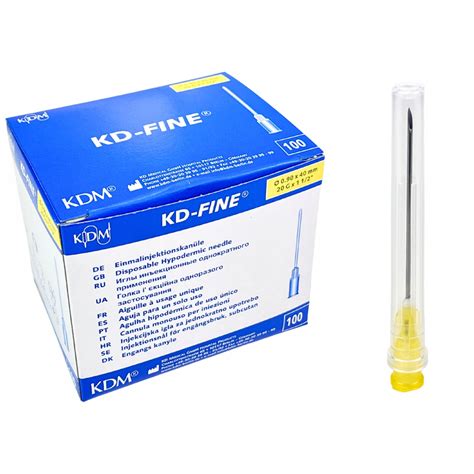 IGŁY INIEKCYJNE KD-FINE KDM 0,9x40mm 20G 100szt. (4031881900130) • Cena ...