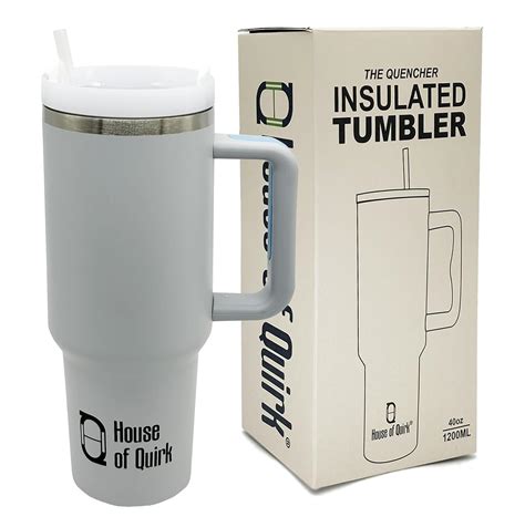 Stainless Steel Double Vacuum Quencher with Lid and Straw 1.2 Litre ...