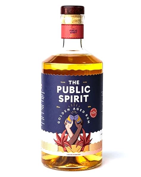 The Public Spirit Golden Aged Rum, 70 cl – The Bottle Club