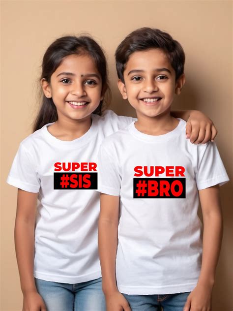 Super Bro-Sis T-Shirts for Raksha Bandhan – DeshiDukan Tshirt Lounge