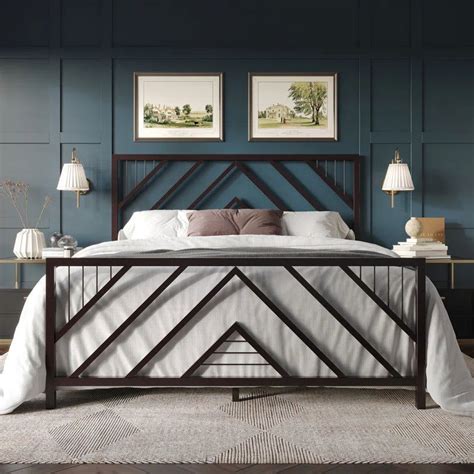 MetalCraft Arched Iron Bed – Furnishiaa