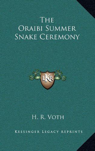 Buy The Oraibi Summer Snake Ceremony Book Online at Low Prices in India ...