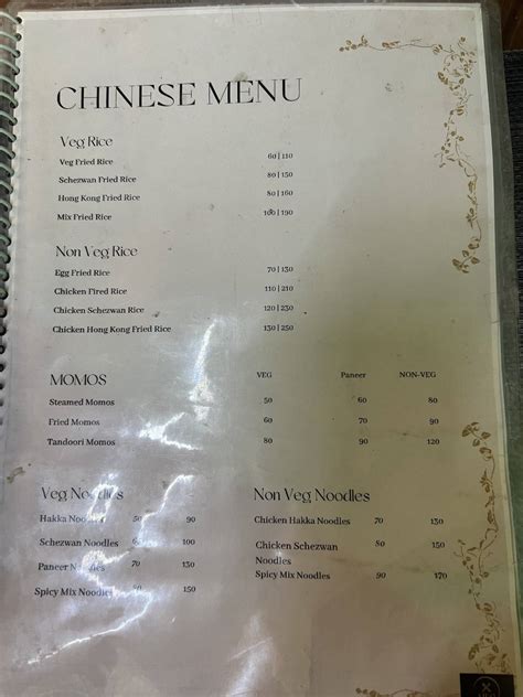 Menu at Mughlai Food Court, Lucknow