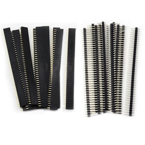 20PCS 2.54mm Breakaway PCB Board 40Pin Male and Female Header Connector ...