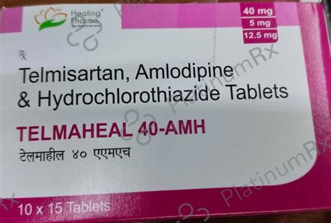Telmaheal 40mg AMH Tablet 15s – Uses, Price, Side Effects | PlatinumRx