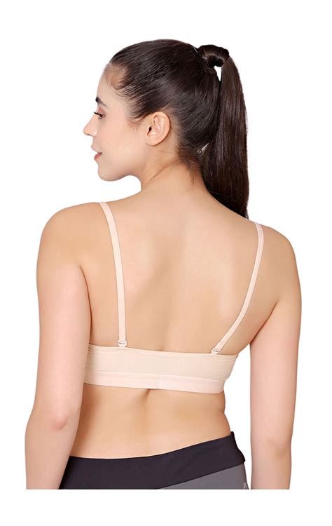 Buy Bodycare Wire free, Seamless Padded Sports Bra -1606-SKIN Online ...