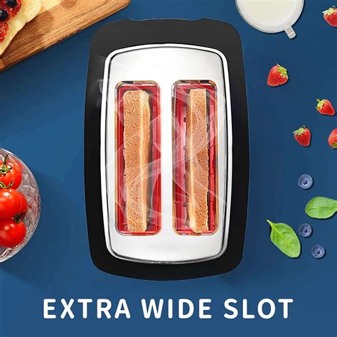 Buy Toaster 2 Slice Wide Slot Toaster Best Rated Prime Displav Smart ...