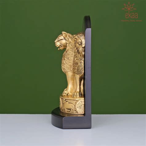 Brass Ashoka Stambh Emblem Memento Sculpture – Ekaa Handicrafts