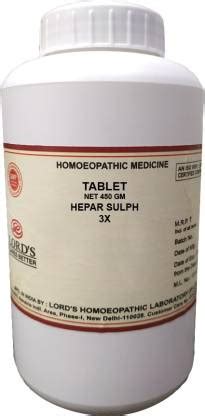 LORD'S Hepar Sulph 3X Tablets Price in India - Buy LORD'S Hepar Sulph ...