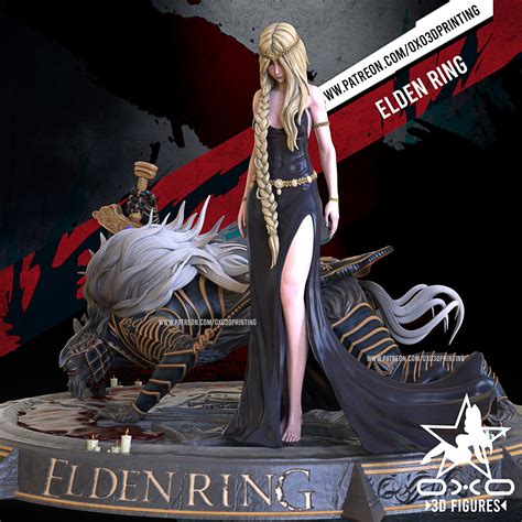 3D file Queen Marika and Maliketh from Elden Ring・3D printable model to ...