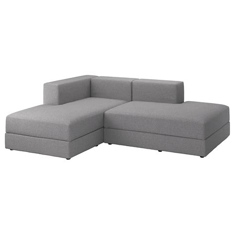 JÄTTEBO chaise longue modules, Tonerud grey - IKEA