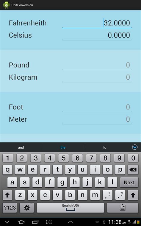 Unit Conversion - App on Amazon Appstore