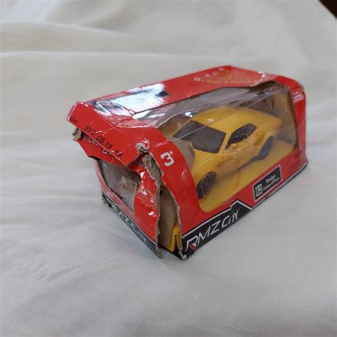 RMZ Metal Dodge Challenger Srt Demon , Yellow : Amazon.in: Toys & Games