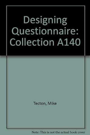 Buy Designing Questionnaire: Collection A140 Book Online at Low Prices ...