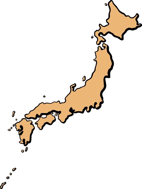 doodle freehand drawing of japan map. 12037961 PNG