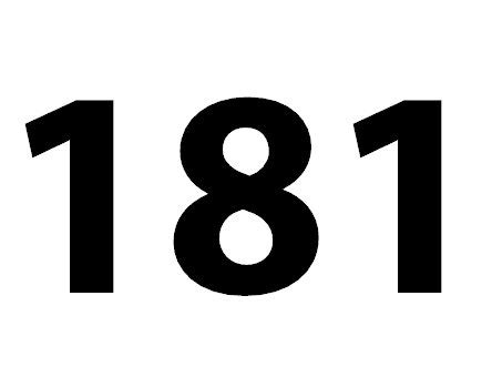 Zahl 181