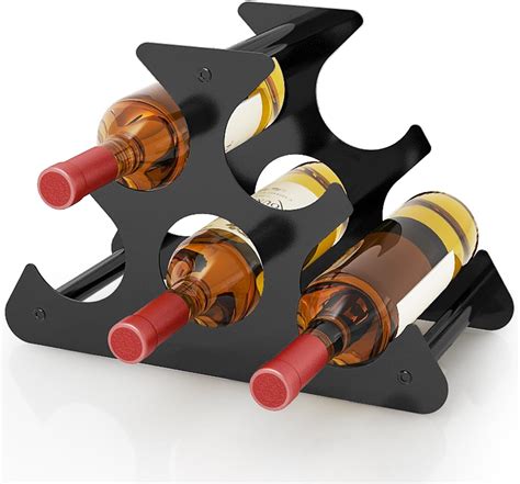 Amazon.com: Gypie Wine Rack Countertop, 5 Standard Wine Bottle Holder ...