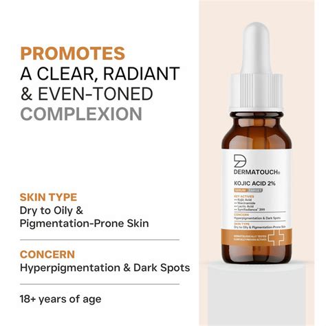 Fast-Acting Kojic Acid 2% Serum - See Results in Weeks – DERMATOUCH