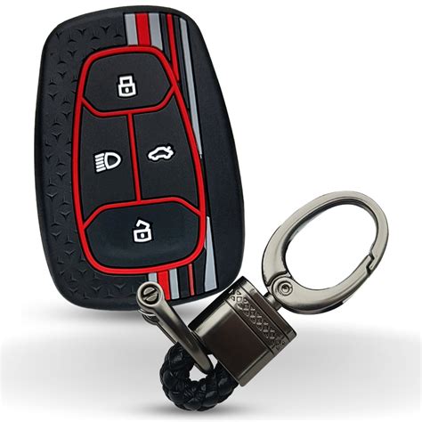 Car Key Cover for Tata 4 Button Smart Key for Nexon | Harrier | Safari ...