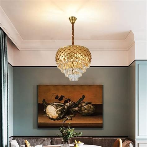 Buy BNK DECOR | Modern Ceiling Lamp 3-Tier Round Crystal Chandelier for ...