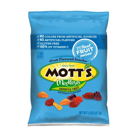 Amazon.com: Mott's Assorted Fruit Snacks, 1.6 Oz, 144 Count