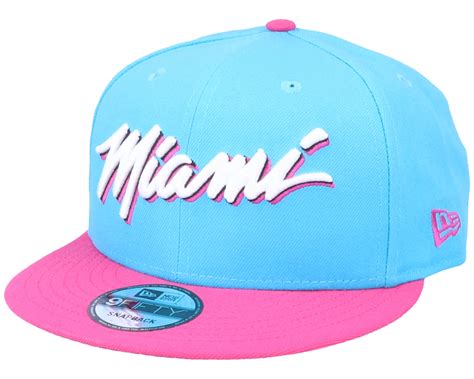 Miami Heat 9Fifty Light Blue/Pink Snapback - New Era caps ...