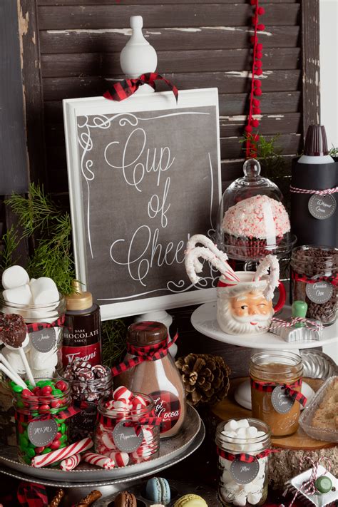 Hot Chocolate Bar Setup Ideas - Kippi at Home
